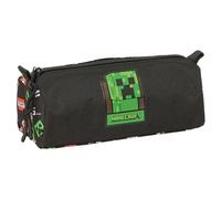 Minecraft Trousse avec Fermeture éclair et Compartiment, Trousse pour Enfant, idéale pour Les Enfants d'âge Scolaire, Confortable et Polyvalente, qualité et résistance, 21 x 7 x 8 cm