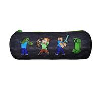 Minecraft Trousse Ronde Characters 1 Compartiment Noir