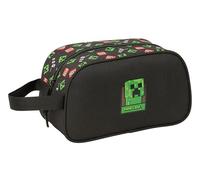 Minecraft - Trousse Scolaire Moyenne avec poignée, Trousse pour Enfant, Adaptable au Chariot, Facile à Nettoyer, Confortable et Polyvalente, qualité et résistance, 26 x 12 x 15 cm