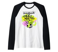 Minecraft Valentine's Day Bee Mine Graffiti Lettering & Art Manche Raglan