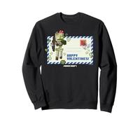 Minecraft Valentine's Day Happy Valentines! Letter Skeleton Sweatshirt