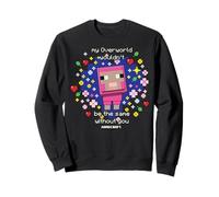Minecraft Valentine's Day My Overworld Wouldn't Be The Same Sweatshirt