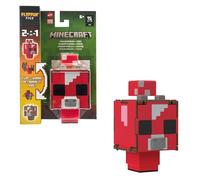 Minecraft Vanilla Figurine d'action Flippin' de 3,75" Champivaca + Vache pour enfants de 6 ans et plus