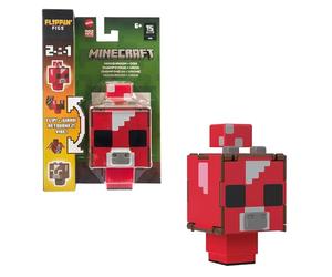 Minecraft Vanilla Figurine d'action Flippin' de 3,75" Champivaca + Vache pour enfants de 6 ans et plus
