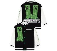Minecraft Veste Bombers Garçon, Veste Creeper Garçon, Blouson Baseball En Coton Pour Enfants, 11-12 Ans