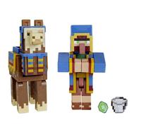 Minecraft Wandering Trader and Llama Deluxe Lot de 2 figurines