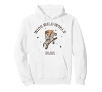 Minecraft Wide Wild World Big Sky Country Steve Horse Galop Sweat à Capuche