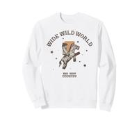 Minecraft Wide Wild World Big Sky Country Steve Horse Galop Sweatshirt