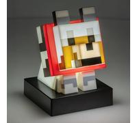 Minecraft Wolf Icon Light - 11cm Light-Up Figure for Bedroom, Desk or Gaming Setup - Battery Powered | Paladone