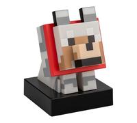 Paladone Lampe Minecraft Wolf Icon 11 cm – Figurine lumineuse à piles pour chambre/bureau/gaming