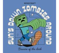 Minecraft (Zombie) 76,2 x 76,2 cm Toile décorative pour chambre d'enfant - Toile murale sur le thème des zombies qui ajoute du caractère aux aires de jeu