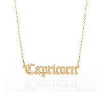 Minegreet Collier pour femme, signe astrologique, signe astrologique, astrologie, constellation, cadeau d'anniversaire, Acier inoxydable