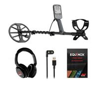 MINELAB Equinox 900 Détecteur de Métaux Multi-fréquences Pliable pour Adultes avec bobines Double D étanches EQX 11 Pouces et 6 Pouces