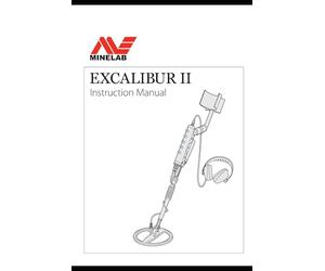 Minelab Excalibur II User Manual Instruction Guide