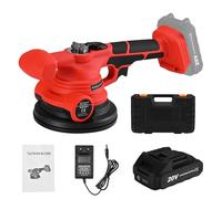 MINENICE Vibromasseur électrique pour carrelage avec poche d'aspiration de 145 mm 0-18000 tr/min Contrôle de la vitesse en continu Outil de vibration pour la pose de carreaux muraux