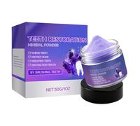 Minéral éclaircissant, poudre dentaire, 4,89 x 4,1 cm, désodorisant d' avec pot, émail blanc, mélange de restauration des dents avec naturel, mauvaise pour le nettoyage et la maison