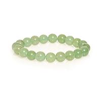 Mineral Est | Bracelet Aventurine qualité Extra | Taille des pierres = 10mm | Apporte de la sérénité | Lithothérapie et chakras