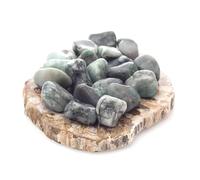 Mineral Est | Pierre roulée Emeraude qualité A | Taille : 2,5 cm | Représente la fidélité | Vendue à l'unité | Lithothérapie et chakras