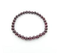 Mineral Import - Bracelet Grenat boule facettée 6mm - 3993VC