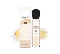 Mineral Protection Sunscreen Powder, poudre de fixation minérale pour écran solaire, SPF 30 UVA + protection UVB, SPF 30, poudre de fixation naturelle, compatible avec le maquillage (1 pièce)