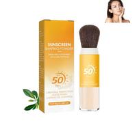 Mineral Sunscreen Setting Powder, poudre de protection solaire SPF 50 PA++, poudre de réglage de la protection solaire, minérale, contrôle de l'huile, finition mate naturelle, poudre de fixation