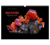 MINERALIEN designed by nature (Wandkalender 2026 DIN A3 quer), CALVENDO Monatskalender: Eine Auswahl wunderschöner kristalliner Mineralen.
