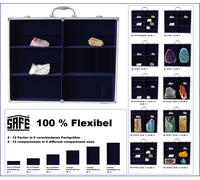 Sammelvitrinen ALU Maxi Flex 2 cases 235x133x64mm 2x 235x271x64mm Safe 5775-2