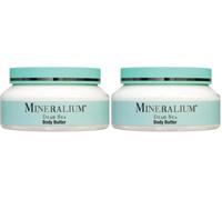 Mineralium - Beurre Corporel Hydratant au Beurre de Karité pour Tous Types de Peaux - Nourrit, Adoucit et Régénère - Enrichi en Huile d'Argan et Vitamine E - Sans Sulfates ni Parabènes - 350ml