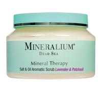 Mineralium - Gommage Exfoliant au Sel de la Mer Morte - Régénère et Hydrate - Huiles Naturelles d'Avocat et Jojoba - Sans Paraben, Sulfate - 500ml