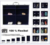 Minéraux Sammelvitrinen ALU Maxi Flex Chaque 2x cases N°1 - 2 - 3 Safe 5775-4