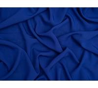 Minerva Core Range Challis Tissu en viscose léger et adapté à la couture Bleu roi Largeur 140 cm Vendu au mètre