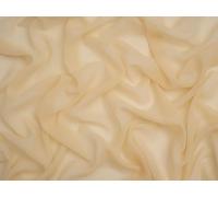 Minerva Core Range Tissu en mousseline de soie transparente Beige - Léger et adapté à la couture - Largeur : environ 150 cm - Vendu au mètre