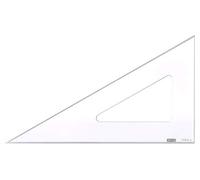 MINERVA Equerre 60° Bord Antitache 25cm Transparent