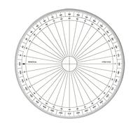 MINERVA Rapporteur 360° en Degré 10cm Transparent