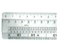 Minerva Règle Informatique 420 Mm Grad 1/10 1/8 1/6 De Pouce N°1160