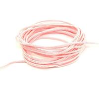 Minerva Rouleau de 250 m de cordon rond pour anorak Rose 3 mm de large