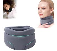 Minerve Cervicorrect for l'apnée du sommeil Minerve Cervicorrect, minerve douce for les douleurs et le soutien du cou, minerve anti-ronflement for dormir for femmes et hommes (Color : Gray)