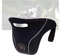 Minerve de sécurité pour Course sur Route, Engrenages de Cou de Moto, minerve de Motocross pour Adulte avec Bande réfléchissante, soulage la Fatigue du Cou pour Les Courses Longue Distance