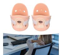 Minerve Fixe Réglable en Plastique, Collier Cervical Multifonctionnel Rigide, Soulagement de la Douleur Cervicale, Attelle de Soutien du Cou pour la Maison, le Bureau et les