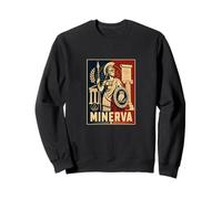 Minerve Romaine Déesse De La Sagesse Athena Art Sweatshirt