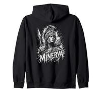 Minerve Romaine Déesse Guerrière Athéna Mythologie Sweat à Capuche