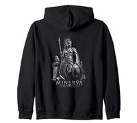 Minerve Symbole de la Déesse Romaine de la Sagesse Hibou Sweat à Capuche