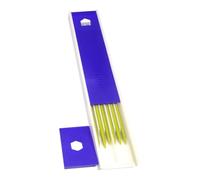 Mines de crayon pour le travail du bois - Porte-mines pour mines de charpentier avec 3 couleurs, stylos de rechange solides pour les constructions mécaniques, mines de crayon pour les dessins de