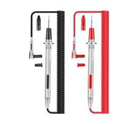Mines extensibles à ressort réglable - Pointes de fil - Multimètre - Convient pour testeur LED, employés de bureau, écriture - Stylo rétractable à pointe fine - Outil d'écriture portable - Mines