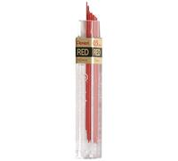 Pentel PPR Etuis de 12 mines rouges pour Porte-mines 0,5 mm Rouge