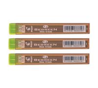 Mines - PILOT - Begreen - Lot de 3 étuis - 12 mines - 0,5 mm - Qualité très résistante