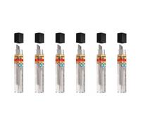 Mines pour crayon - PENTEL - C505-4B - Lot de 6 étuis - 12 mines HI POLYMER SUPER - 0,5mm - 4B
