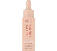 MineTan Sérum autobronzant transparent pour le visage et le corps | Gouttes bronzantes lumineuses - Gouttes bronzantes quotidiennes progressives et extension de bronzage, infusé avec des huiles de