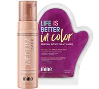 MineTan Mousse autobronzante moyennement foncée + Gant