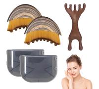 Mineup 2 Pièces Brosse De Contour Lymphatique Pour Le Visage, Brosse Contour Du Visage, Brossede Drainage Lymphatique Visag, Pour Massage Du Visag, Sculpture Du Menton Et De La Mâchoire